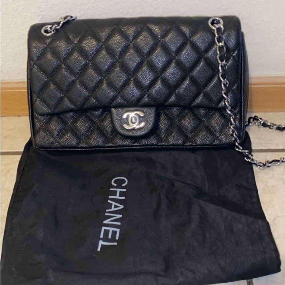 Black Quilted Shoulder Bag